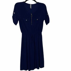 Perseption CONCEPT navy blue dress. Size S